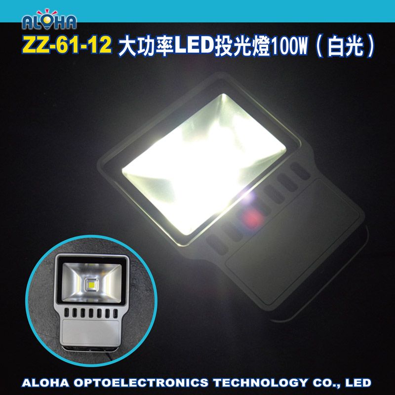 大功率LED投光燈100W(白光)